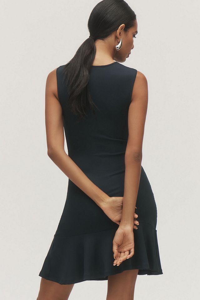 Twist-Front Layered Mini Dress #1