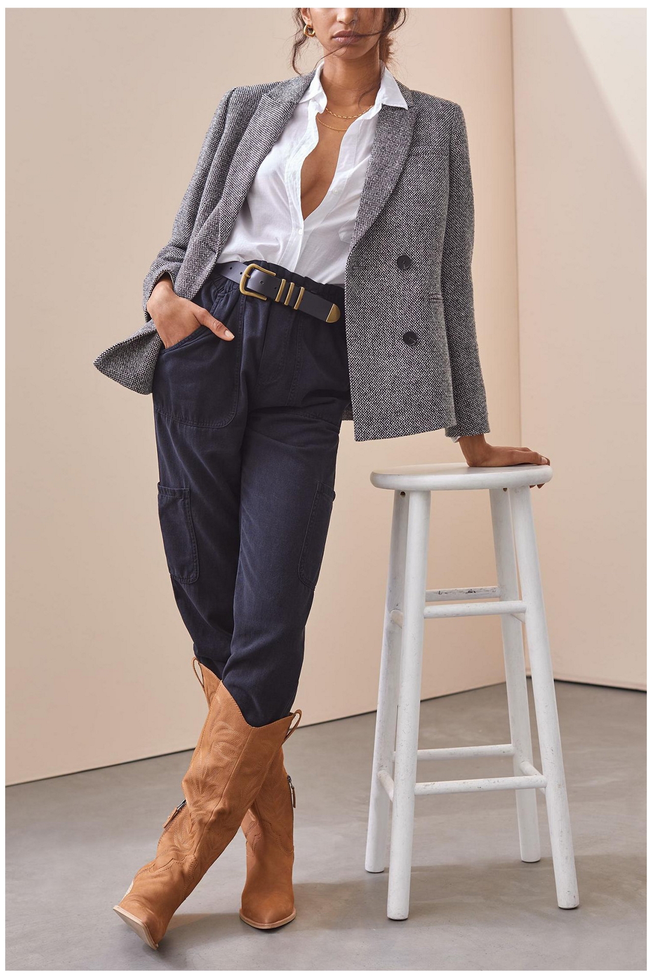 Mare Textured Femme Blazer