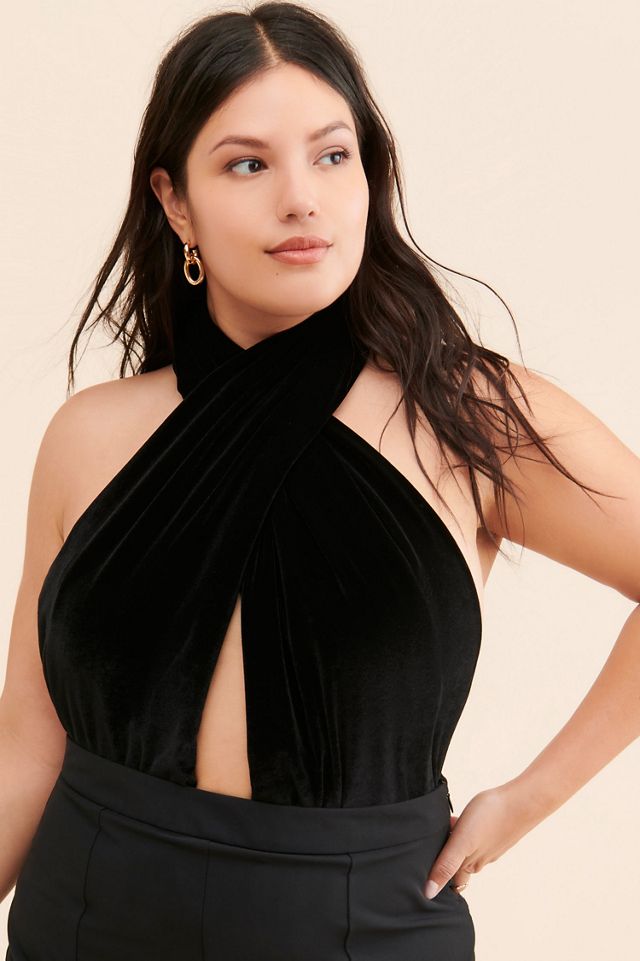 Twobirds Velvet Tie Bodysuit #3