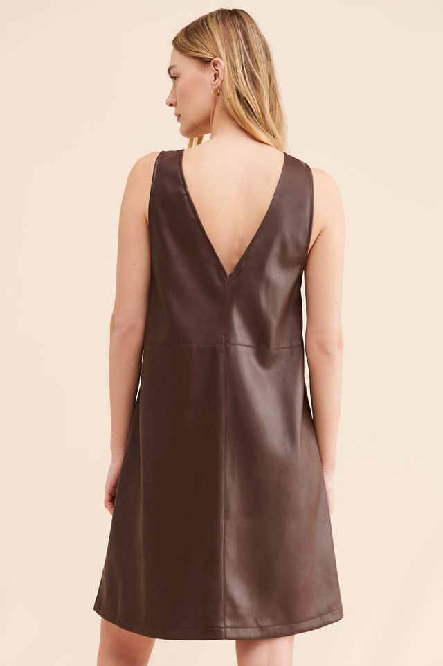 B Young Dafany Vegan Leather Dress #4