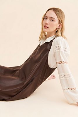 B Young Dafany Vegan Leather Dress