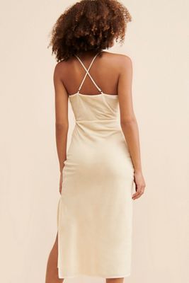 Adelyn Rae Zana Velvet Slip Dress