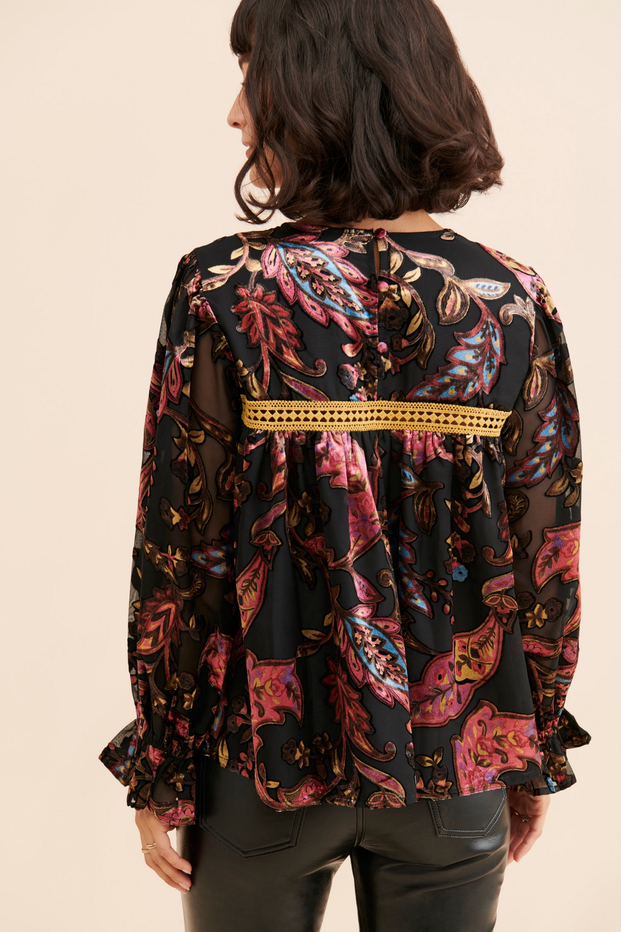 Let Me Be Velcra Velvet Blouse