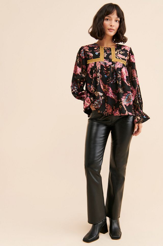 Let Me Be Velcra Velvet Blouse #4
