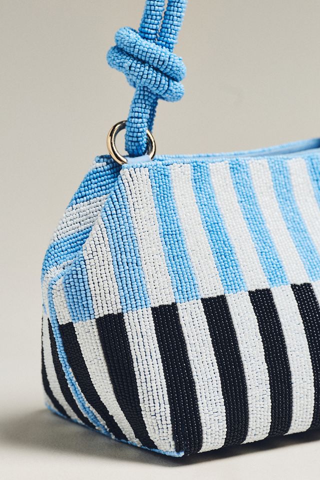 Beaded Knotted Double-Strap Slouchy Shoulder Bag | Anthropologie