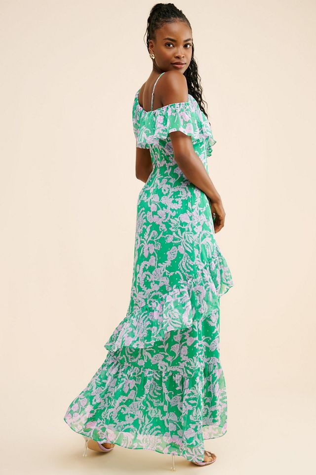 Lilly Pulitzer Rosalynn Ruffle Maxi Dress #4