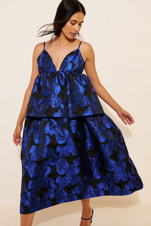 Sleeveless Open-Back Midi Dress #1
