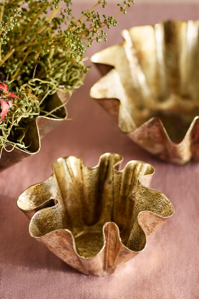 Golden Handkerchief Planter #2