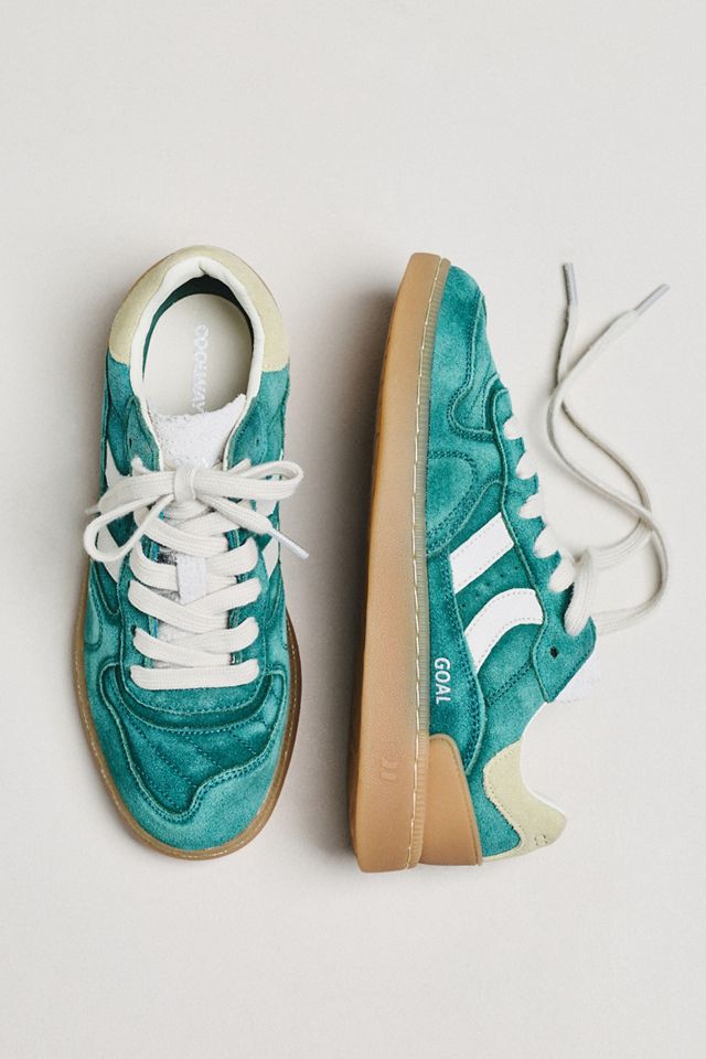 COOLWAY Goal Bleached Sneakers | Anthropologie
