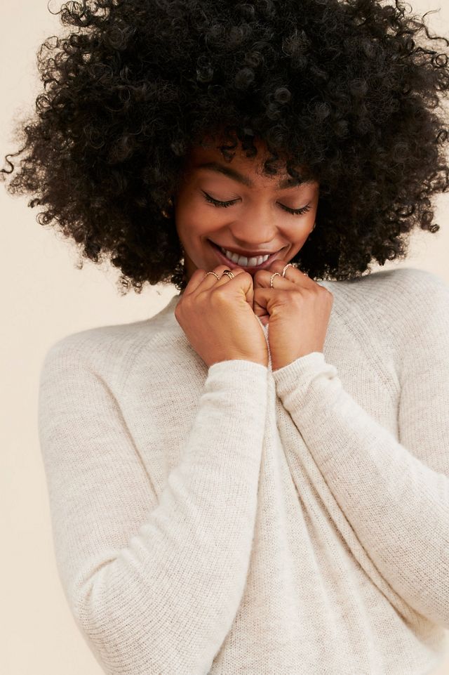 Madewell Ginny V-Neck Raglan Sweater #1