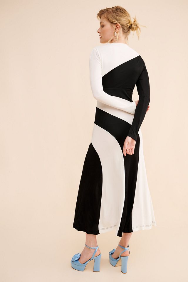 FARM Rio Cut-Out Long Sleeve Midi Dress #3