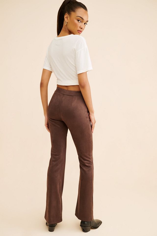 Sanctuary Lana Flare Vegan Suede Pants #2