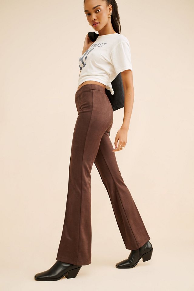 Sanctuary Lana Flare Vegan Suede Pants #3