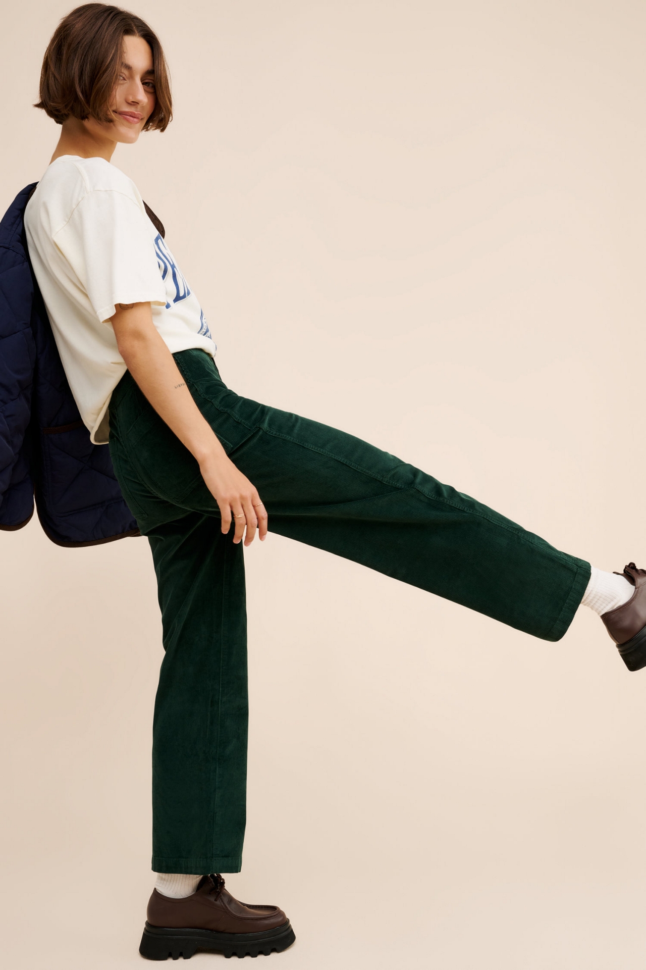 Madewell Emmett Wide-Leg Corduroy Pants