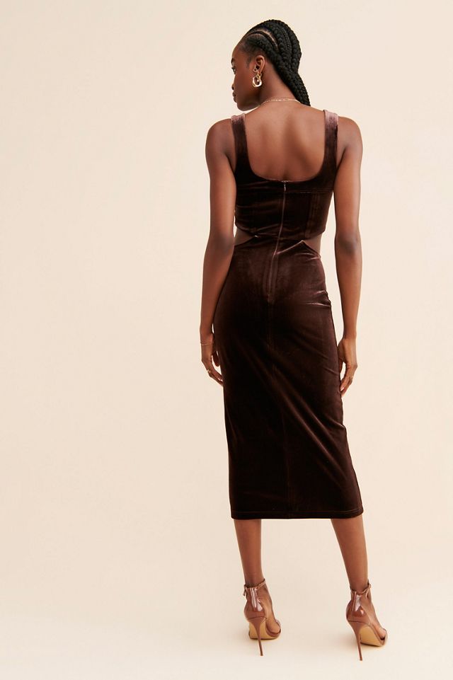 Nia Velvet Cutout Dress #2