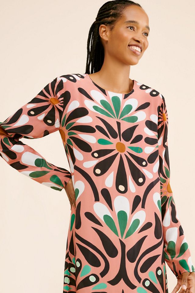 FARM Rio Ainika Flowers Long Sleeve Maxi Dress #2