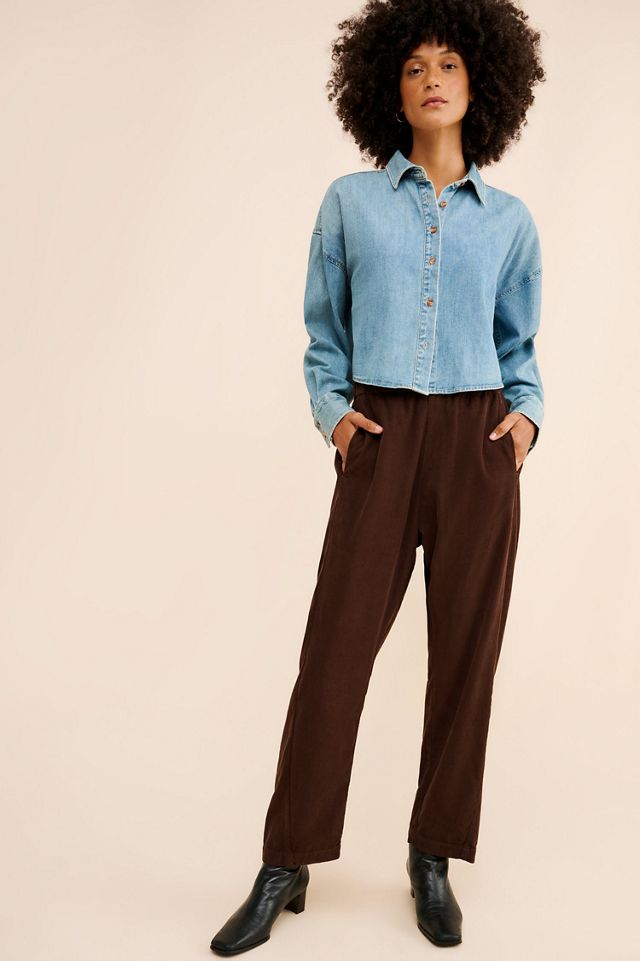 Velvet by Graham & Spencer Laney Corduroy Pants | Anthropologie