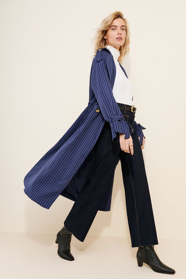 Extro Vert Oversized Pinstripe Coat #3