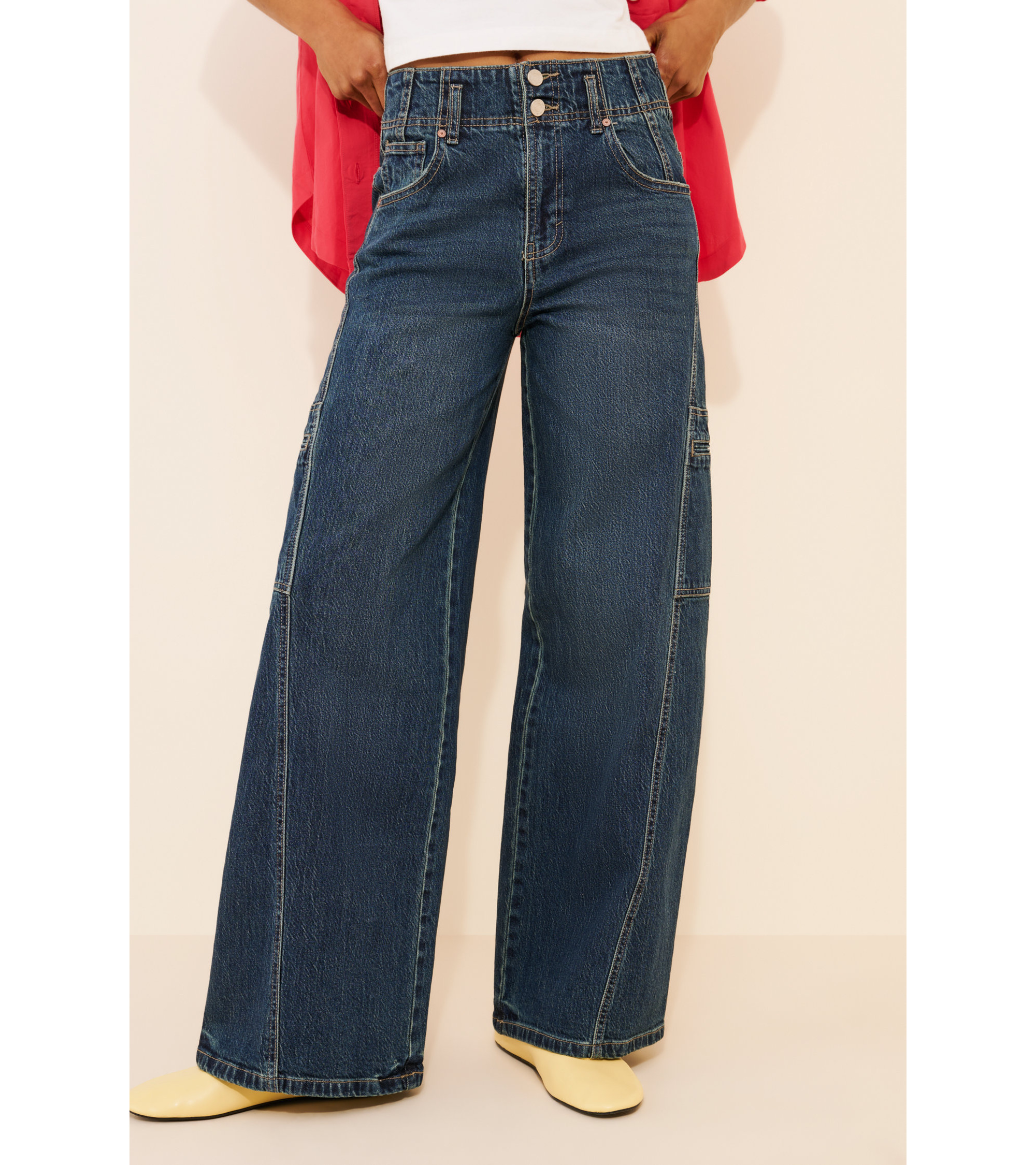 Cargo Extra Wide-Leg Jeans — Image 3