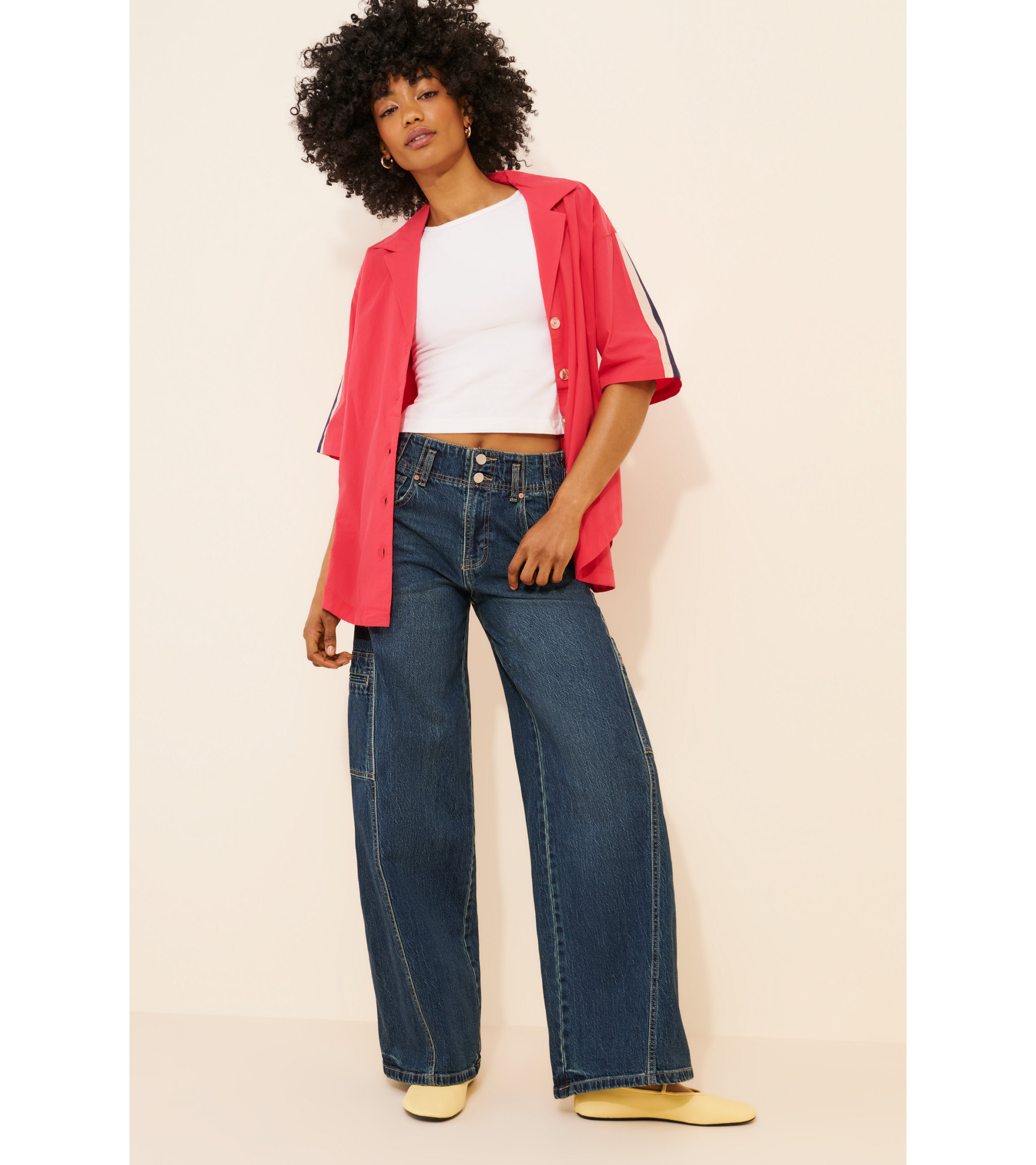 Cargo Extra Wide-Leg Jeans — Image 4