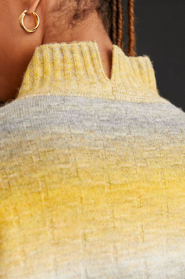 Tie-Dye Turtleneck Sweater #1