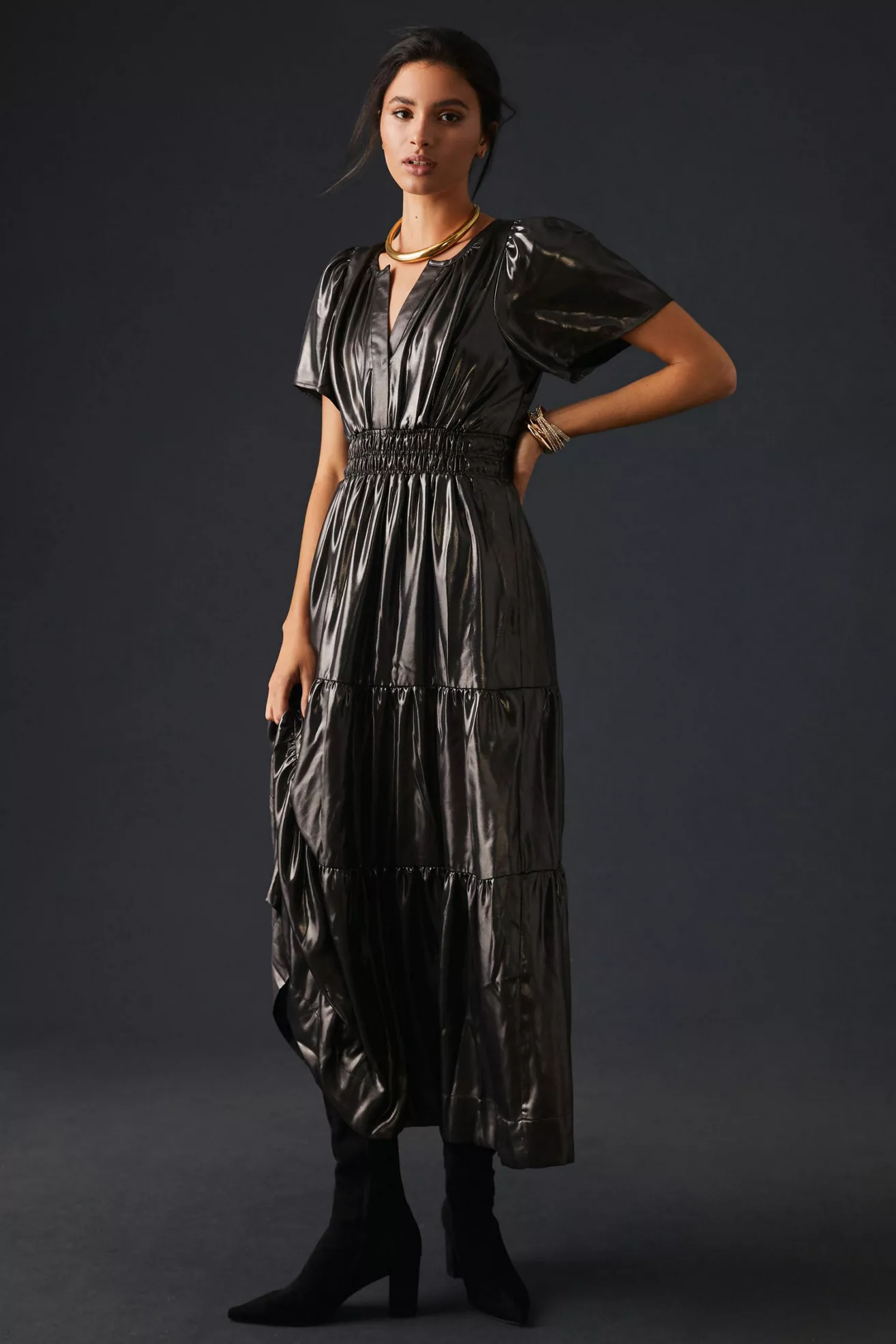 Somerset Maxi Dress: Shine Edition - thumbnail 4