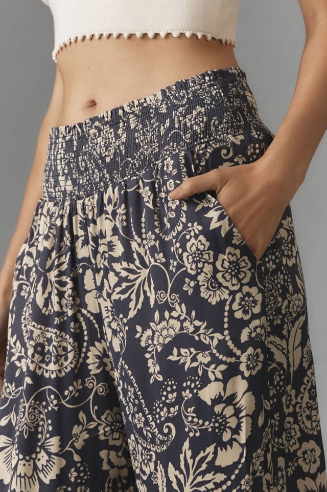 Maeve Printed Wide-Leg Pants #3