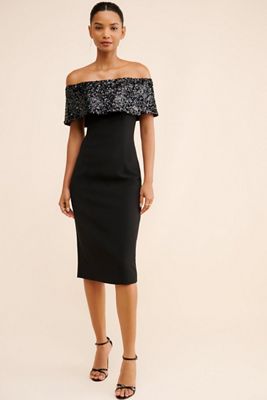Sleeveless Sweetheart Midi Dress