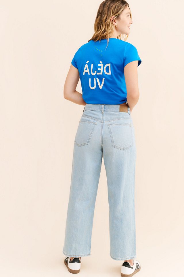 Madewell The Perfect Vintage Wide Leg Crop Jeans #3