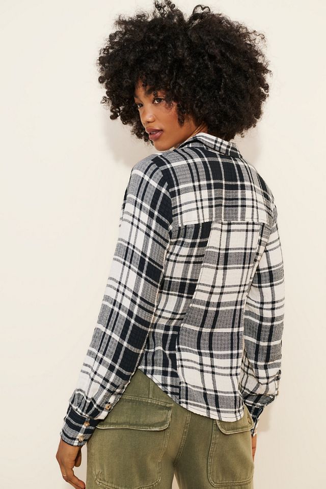 Pilcro Ruched Collared Blouse #4