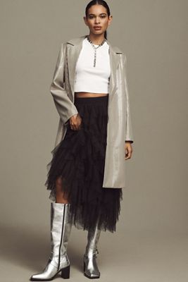 Mare Mare Sequin Longline Jacket