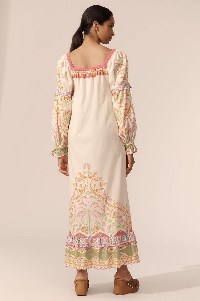 FARM Rio Printed Linen Blend Dress #3