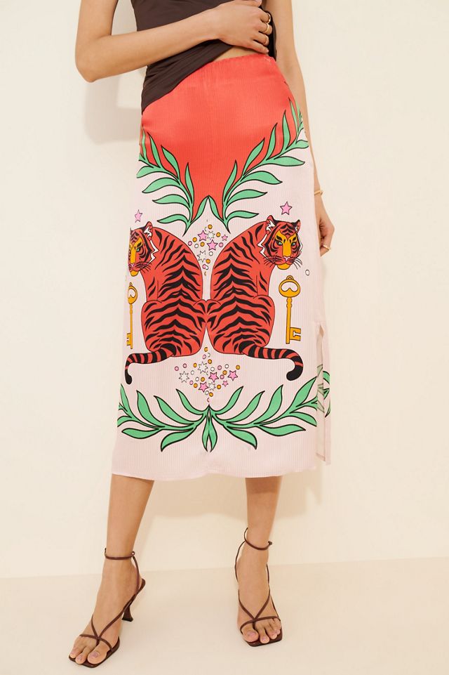 Bl-nk Lania Slip Midi Skirt #4