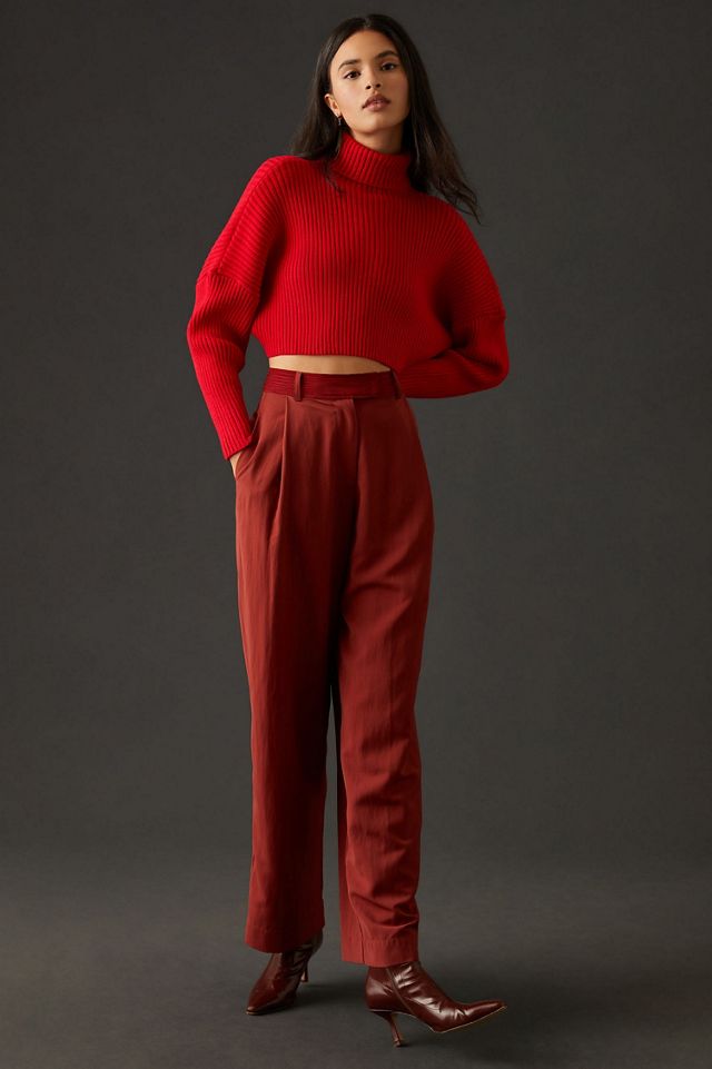 Bishop + Young Cropped Ribbed Turtleneck Sweater #3