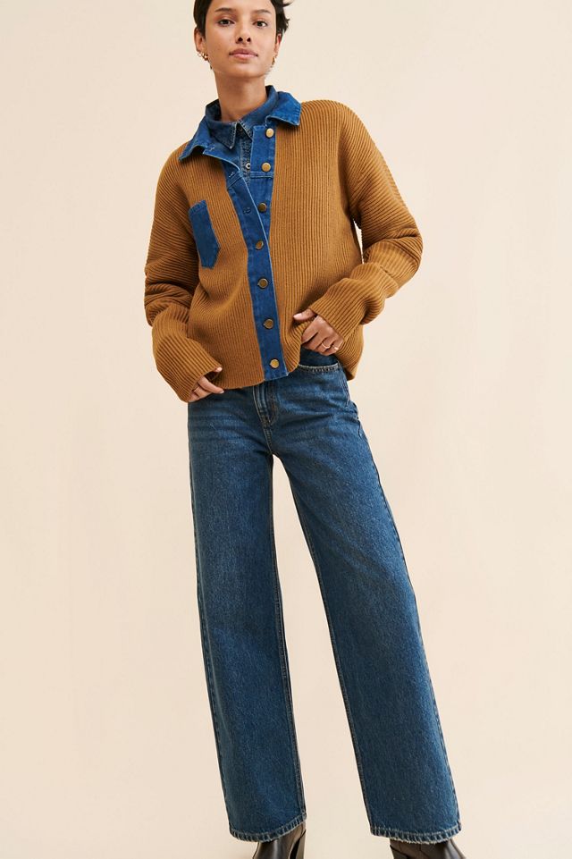 FRENCHMAUVE Tobi Contrast Cardigan #3