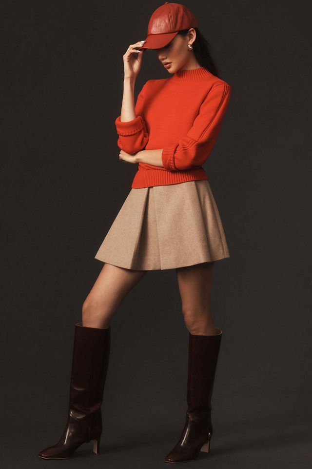 Mare Mare Twofer Mock-Neck Sweater Dress #3