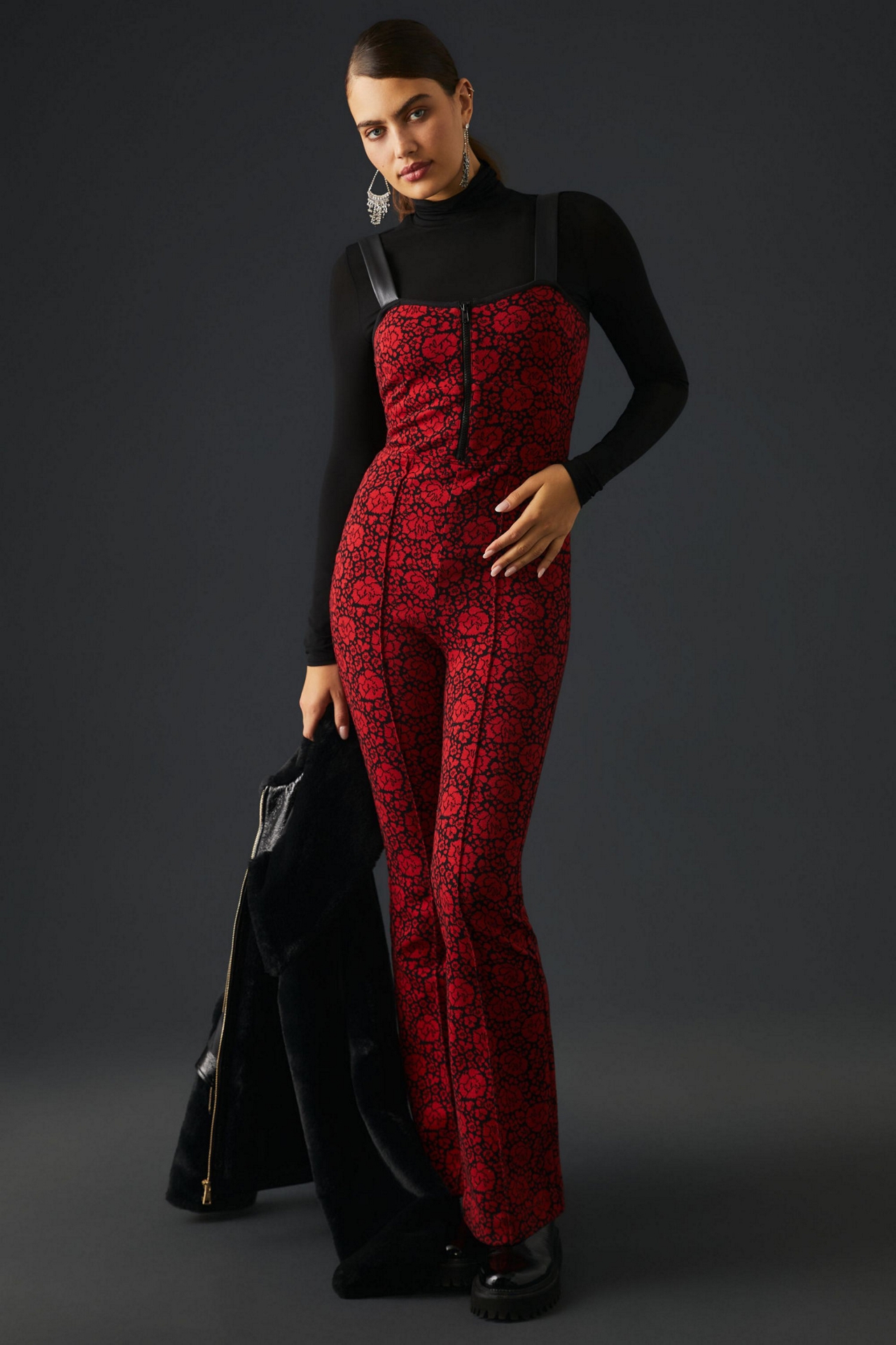 Bustier Knit Jumpsuit