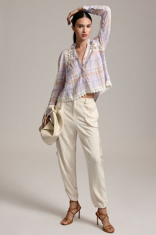 Pilcro Lace-Trimmed Blouse #4