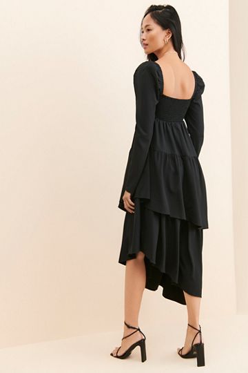 WeWoreWhat Puff-Sleeve Asymmetrical Dress