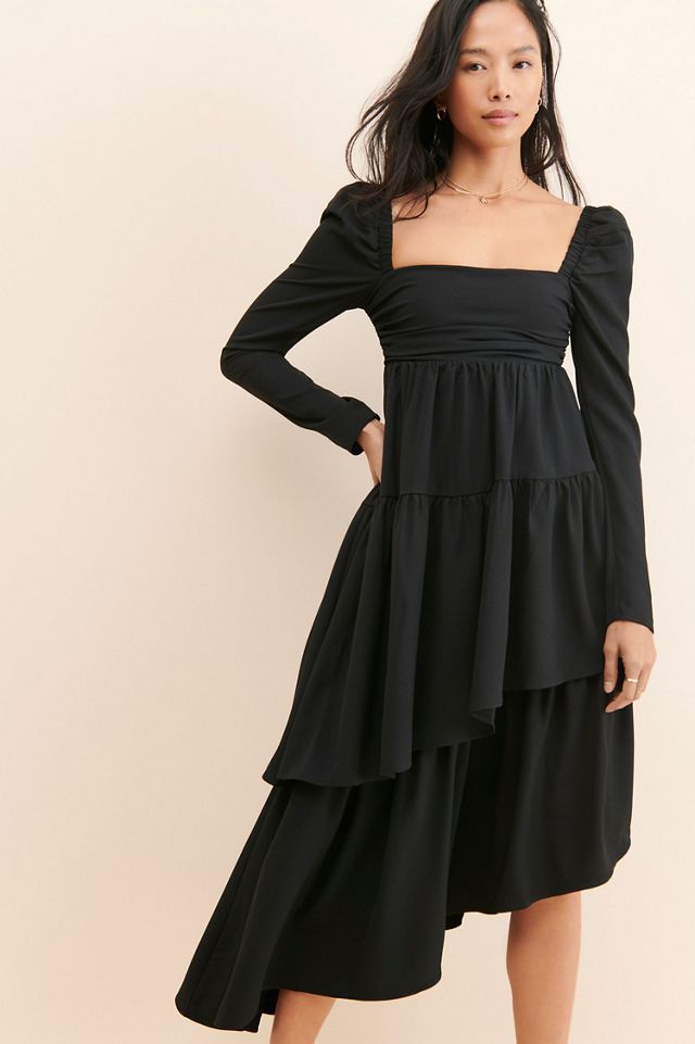 WeWoreWhat Puff-Sleeve Asymmetrical Dress #3