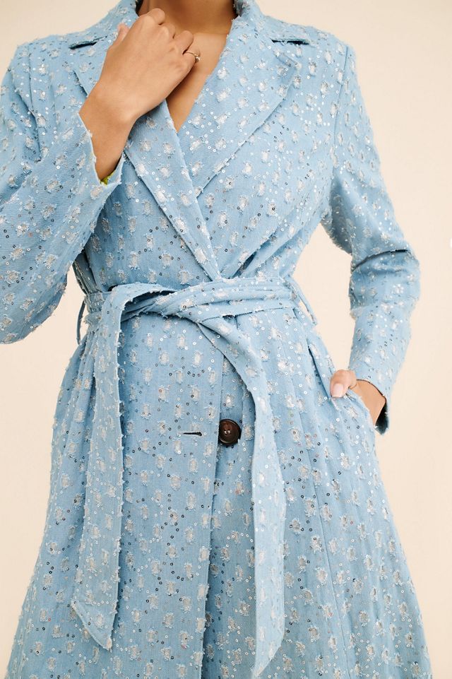 Never Fully Dressed Denim Harper Trench Coat #1