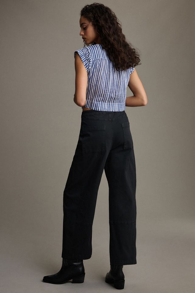 Pilcro The Izzie Relaxed Pull-On Barrel Pants #4