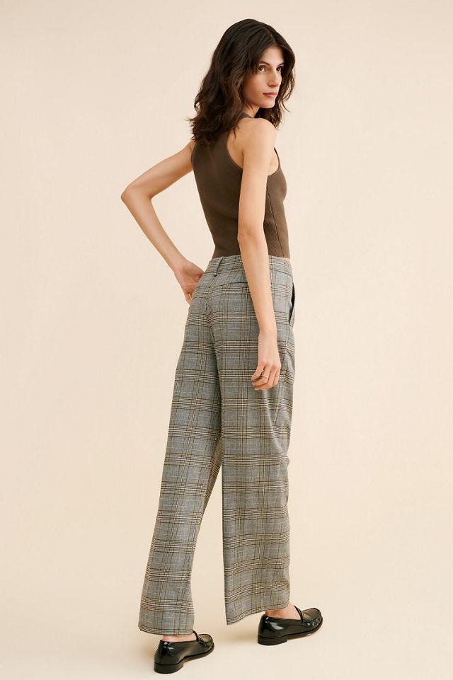 Madewell Margot Wool Blend Slouchy Straight Trousers #1