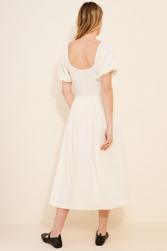 Adelyn Rae Laila Popcorn Knit Drop Waist Midi Dress #4