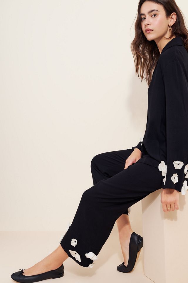 Sleeper In Bloom Silk Blend Pajama Pants #3