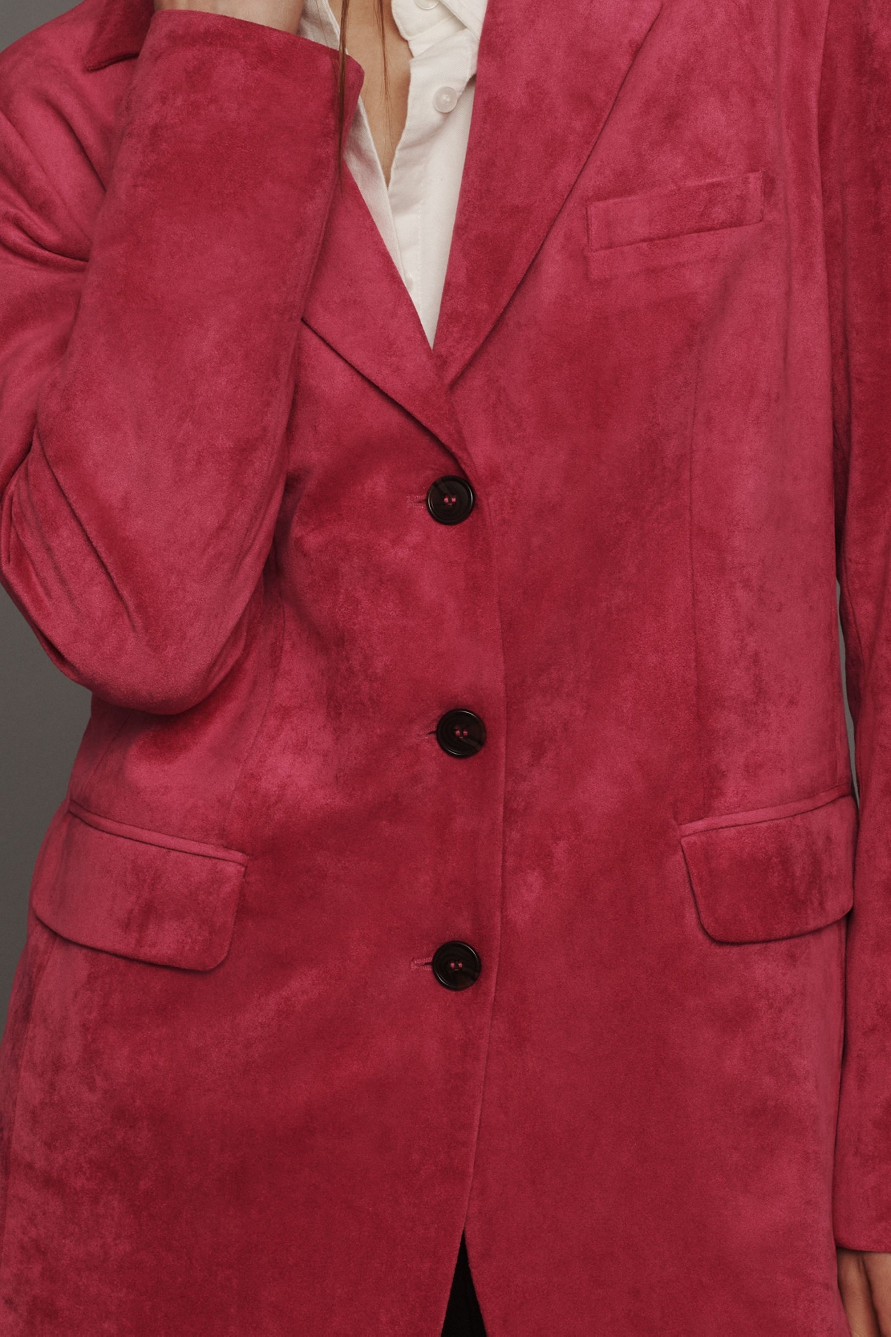 Dolan Faux-Suede Boyfriend Blazer