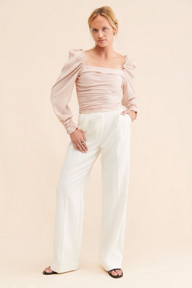 ASTR the Label Puff Sleeve Square Neck Top #1
