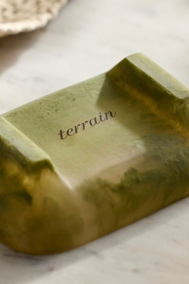 Marbled Resin Soap Dish #1