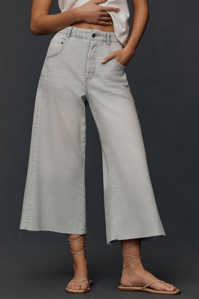 Pilcro The Adi Regenerative Cotton High-Rise Crop Relaxed Flare Jeans #3