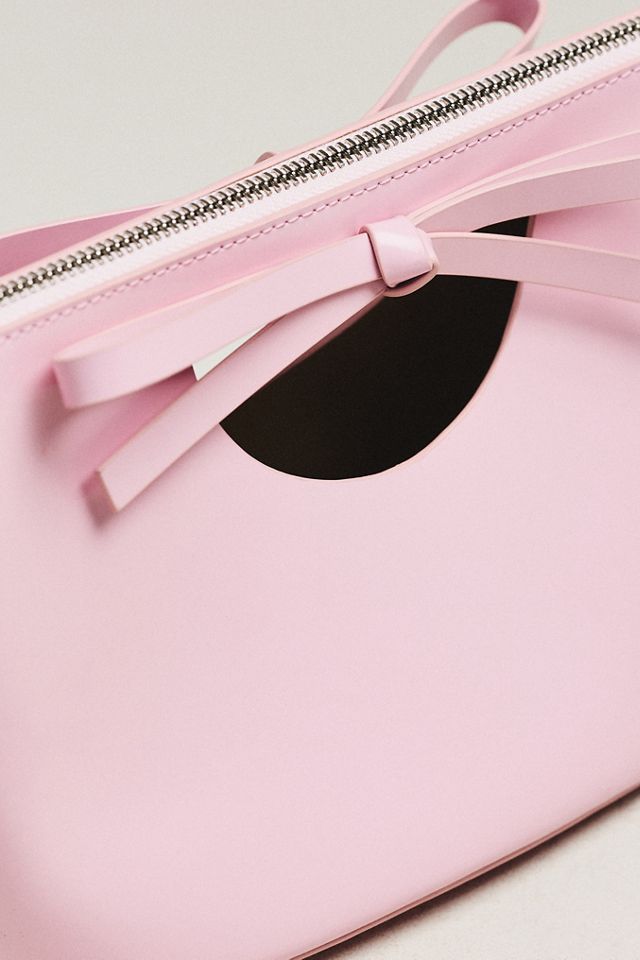 Studio Amelia Sofia Leather Bow Clutch #2